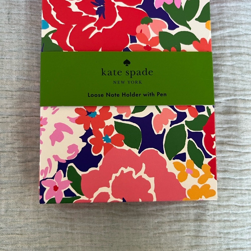 Kate Spade Multicolor Floral Note Pad and Pencil Case Set - Picture 2 of 4